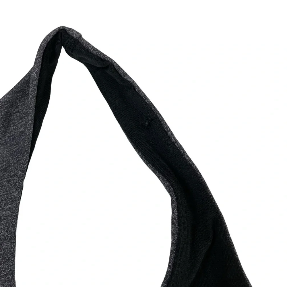 lululemon athletica Invigorate Bra Heathered Black Sz 8 - Picture 10 of 12